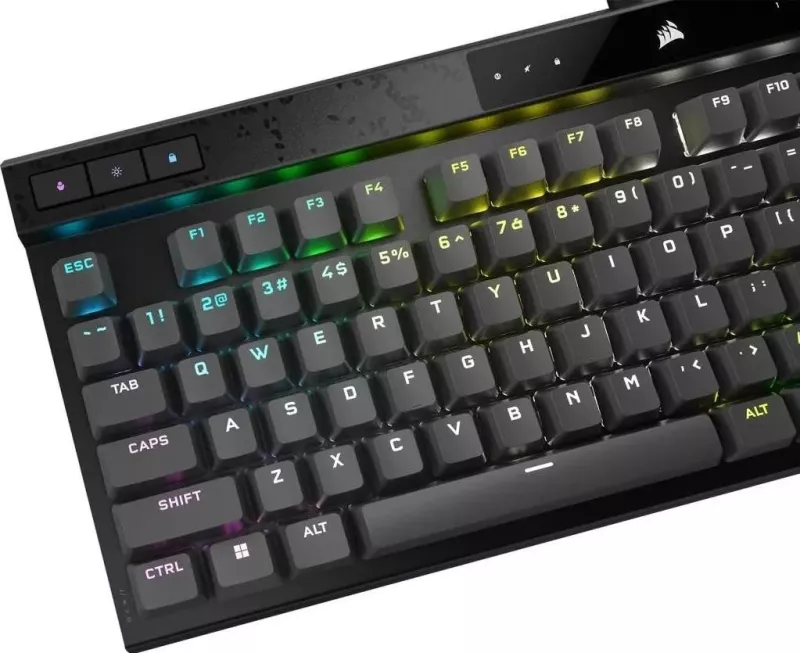 Tastierë Corsair K70 RGB PRO MAX, e zezë