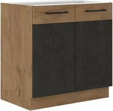 Dollap i poshtëm me dy dyer Vero Gray 80