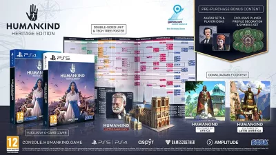 Video lojë SEGA Humankind Heritage Edition për PlayStation 5 (PS5), PEGI 12