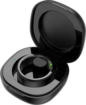 Unazë inteligjente Colmi R03, 18.1mm, madhësia 8, e zezë