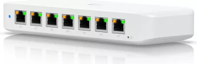 Switch Ubiquiti Ultra 60W, 8 porta, Gigabit, Managed, PoE, i bardhë