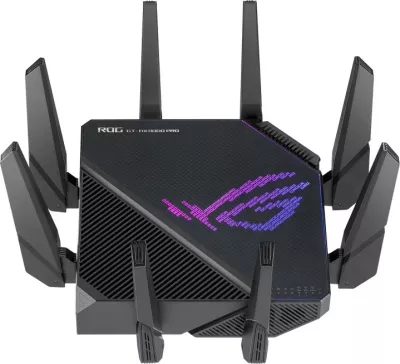 Router ASUS ROG Rapture GT-AX11000 Pro, Wi-Fi 6, Tri-band, Ethernet LAN, E zezë
