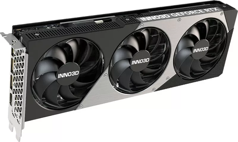 Kartelë grafike Inno3D GeForce RTX 5070 Ti X3, 16GB GDDR7, 256 bit, PCI Express 5.0, e zezë/gri