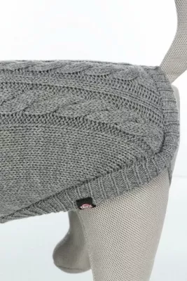 Pulover për qen Trixie Kenton L 55 cm, gri