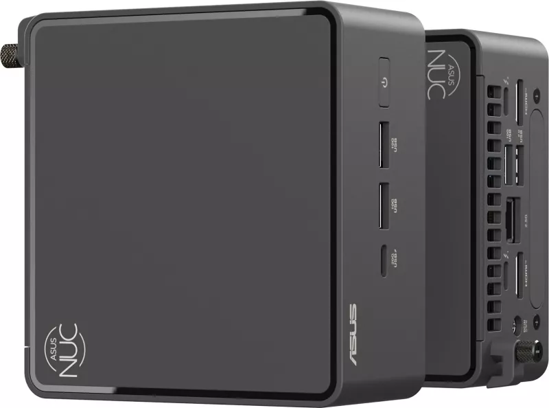 Kompjuter mini ASUS NUC GEN15 Pro RNUC15CRHU500002 i5, Tall Kit, EU Cord, zi