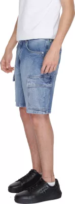 Shorce bermuda për meshkuj Antony Morato ADAM MMDS00078-FA750475, blu denim [Madhësia: W30]