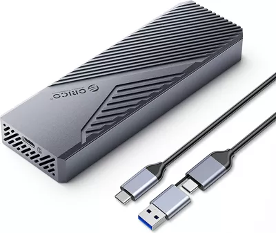 Kasë Orico CNM2-G20 për M.2 NVMe, USB-C 3.2 20Gb/s, Gri