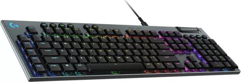 Tastierë mekanike Logitech G915 X, RGB, me kabllo, full-size, e zezë