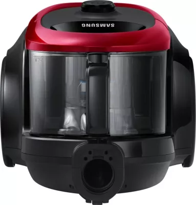 Fshesë me korrent cilindrike Samsung VC07M2110SR/GE, 1.5 L, 700 W, pa qese, e zezë me të kuqe