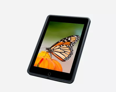 Mbështjellës me tastierë Logitech Rugged Combo 3 për iPad 7/8/9, QWERTY, Nordic, blu