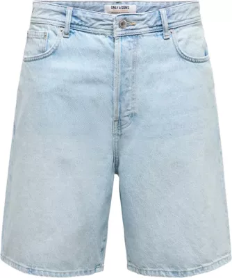 Shorce për meshkuj Only & Sons ONSFADE LB 3155 TAI, xhins i çelët [Madhësia: L]
