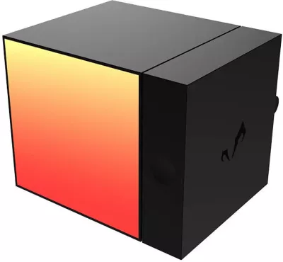 Panel ndriçimi smart Yeelight Cube, YLFWD-0009, me bazë, shumëngjyrësh