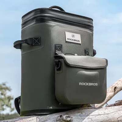 Çantë shpine termike Rockbros 3016001301, 20l + 2.5l, e gjelbër, set