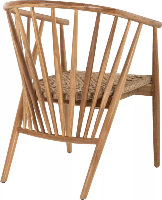 Karrige PERMAINE FH9825 dru tik - litar sintetik, ngjyrë natyrale, 60x63x82H cm