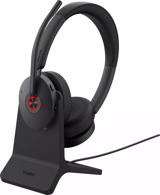 Kufje Yealink BH74, Bluetooth, ANC, USB-C/A, e zezë