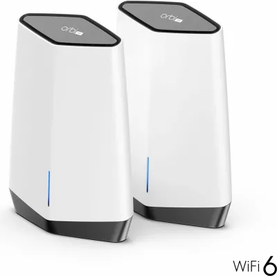 Router mesh NETGEAR Orbi Pro SXK80 AX6000, WiFi 6, i bardhë
