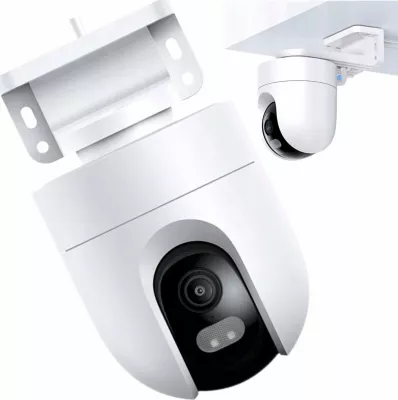 Kamerë IP Xiaomi CW400 2.5K Wi‑Fi IP66 rrotulluese 360° (EU), set me montim muri/tavani