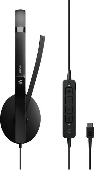 Kufje EPOS Sennheiser ADAPT 165 USB II, me kabllo, on-ear, e zezë