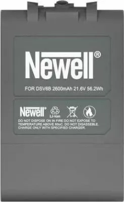 Bateri Newell DSV6B 2600mAh 21.6V për Dyson V6, gri