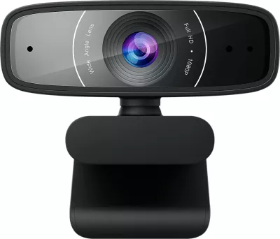 Webcam ASUS C3 Full HD, USB, e zezë