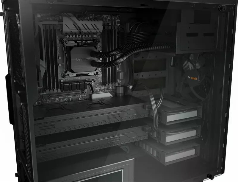 Kasë Be Quiet! Pure Base 600 Window, Midi Tower, PC, e zezë