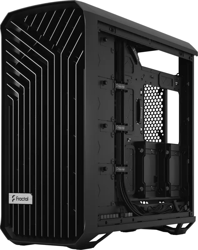 Kasë Fractal Design Torrent, Tower, PC, ATX, EATX, ITX, micro ATX, SSI CEB, Steel, Gaming, e zezë