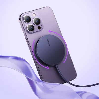 Karikues wireless Baseus Simple Mini3, MagSafe, Qi, 15W, vjollcë