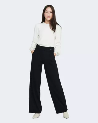 Pantallona për femra Jacqueline de Yong DYGEGGO NEW LONG JRS NOOS 15208430, të zeza [Madhësia: XS]