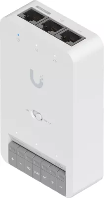 Hub kontrolli aksesi Ubiquiti UA-HUB-DOOR-MINI për 1 derë, PoE++, i bardhë