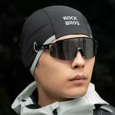 Kapelë çiklizmi dimërore Rockbros M016, windproof, fleece, 54-61 cm, e zezë