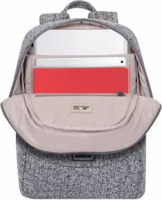 Çantë shpine për laptop RIVACASE Anvik 7923 13.3\", ujërezistente, xhep tablet 10.5\", gri e çelët