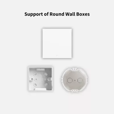 Çelës muri smart Aqara H1 EU WS-EUK03, Zigbee 3.0, me tel neutral, single rocker, i bardhë