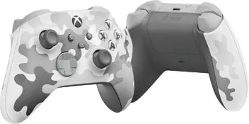 Gamepad Microsoft Xbox Wireless Controller Arctic Camo Special Edition, Android, PC, Xbox One, Xbox Series S, Xbox Series X, iOS, Gri, Bardhë