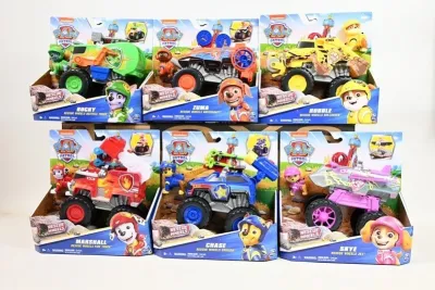 Set lodrash PAW Patrol me automjete dhe figura, 6069372