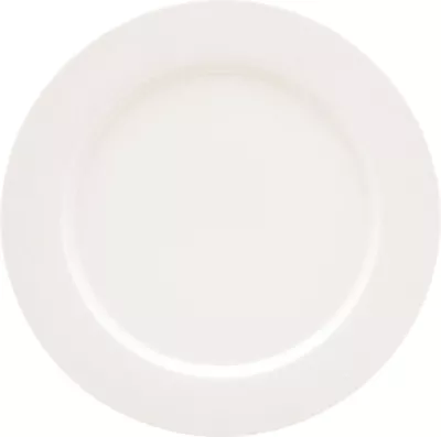Pjatë e sheshtë Porland Dove Ø280 mm porcelan, krem, set 6 copë