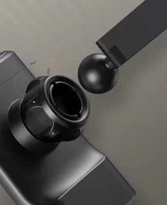 Mbajtës telefoni për makinë Baseus WXHZ-01 me karikues wireless 15W, i zi