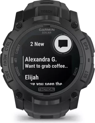 Smartwatch Garmin Instinct® 3 – Solar, Tactical Edition Black, 50 mm