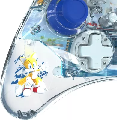 Kontroller me kabllo PDP REALMZ Tails Seaside Hill Zone për Nintendo Switch, transparent