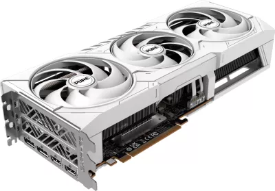 Kartë grafike SAPPHIRE PURE Radeon RX 9070 XT Gaming OC 16GB, 2x HDMI, 2x DisplayPort, e bardhë