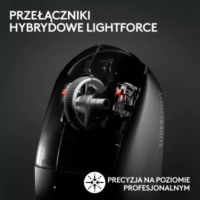 Maus Logitech G PRO X SuperLight 2 910-006630, Wireless LIGHTSPEED, HERO 2, 32000 DPI, 60 g, i zi