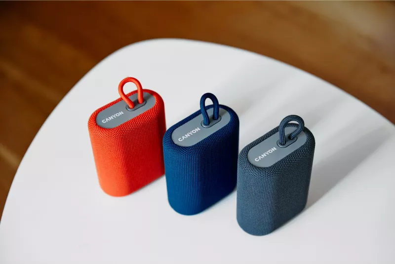 Altavoz portativ Canyon BSP-4, wireless, Bluetooth, 5W, MicroSD, i kuq