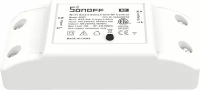 Switch smart Wi‑Fi SONOFF RFR2 10A/2200W, i bardhë