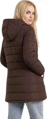 Jakne e gjatë puffer për femra Guess Active NEW ALETA V4YL05 WF3X0, kafe [Madhësia: L]