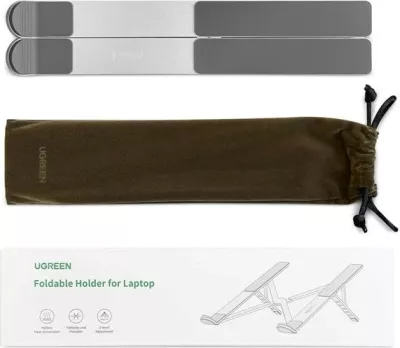 Mbajtëse laptopi UGREEN LP451, e rregullueshme, argjendtë