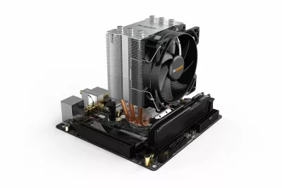 Kuler CPU be quiet! PURE ROCK SLIM 2, 9.2 cm, 2000 RPM, Silver