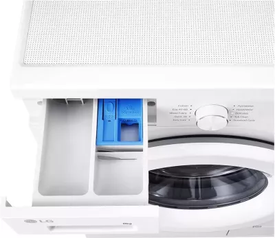 Makinë larëse, LG F4X1008NWH, 8 kg, 1400 rpm, Steam, Wi‑Fi ThinQ, bardhë