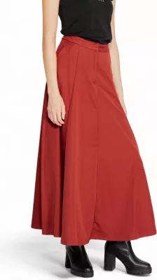 Fund për femra Vero Moda VMTARA HW ANCLE SKIRT BOO 10311428, ngjyrë tullë [Madhësia: 40]