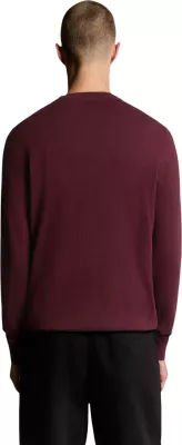 Xhemper për meshkuj Lyle & Scott 263MLSKN2110VC, bordo [Madhësia: XXL]