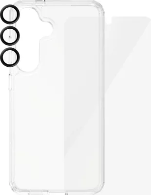 Mbështjellës PanzerGlass 3-in-1 për Samsung Galaxy S24 Ultra-Wide Fit transparent