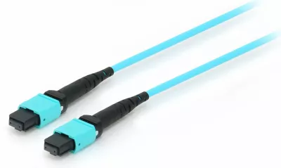 Kabëll optik MTP/MTP Equip OM4, 20m, cian